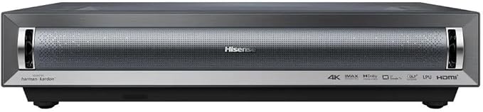 Hisense PX3-PRO Ultra Short Throw Triple Laser Projector, 4K UHD, 80” – 150”, 3,000 Lumens, 3000:1 Contrast, Dolby Vision & Atmos, IMAX Enhanced, 240 High Refresh Rate, Google TV, Designed for Xbox