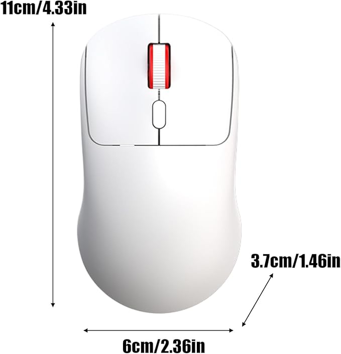 Wireless Mouse – Quiet Click 2.4G | USB Receiver Mouse for Laptop, Notebook, PC | Adjustable DPI, Ergonomic Design, Silent, Ideal Office, Home, and Travel Use | AA Battery