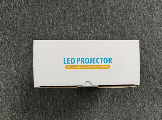 Nasin Mini Projector, 1080P Supported WiFi & Bluetooth Projector, Portable Outdoor Movie Projector, For Home Theater, Wireless Screen Mirroring with iOS/Android/Tablet/Laptop/TV Stick, HDMI/USB/Type C