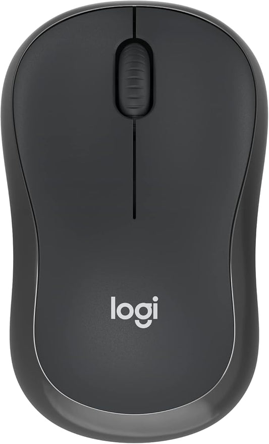 Logitech M240 Silent Bluetooth Mouse, Wireless, Compact, Portable, Smooth Tracking, 18-Month Battery, for Windows, macOS, ChromeOS, Compatible with PC, Mac, Laptop, Tablets - Graphite