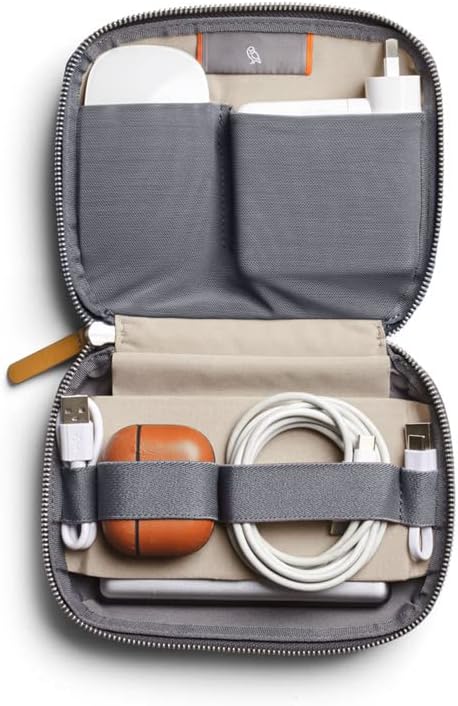 Bellroy Tech Kit Compact (Charger, Cables, Mouse, powerbank, USB Keys, dongles) - Slate