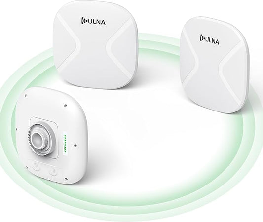 3 Pack Wireless Bridge Gigabit WiFi Bridge Outdoor, ULNA WiFi5 CPE802T Dual Band Point to Point/Multipoint Wireless Bridge, 5KM Long Range Extend Internet to Shop Barn Farm