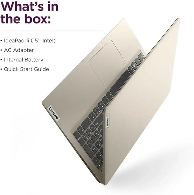 Lenovo 15.6" HD IdeaPad Anti-Glare Coating + 1 Year Microsoft 365, 36GB RAM, 2.1TB SSD, Windows 11 Pro, Up to 9.5 Hours Battery Life, Intel Processor, WiFi 6, HDMI, USB-C, SD Card Reader, w/WOWPC USB
