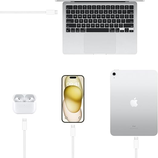 10FT iPhone 17/16 /16E/15 Woven Cable for iPhone 17/16/15 Pro Max, 17Air, 15/16 Plus Cable, USB C to USB C for AirPods 4, AirPods Pro 2, TV Siri Remote, 4K Remote 3rd Gen, TV 4th Gen Charger Cord