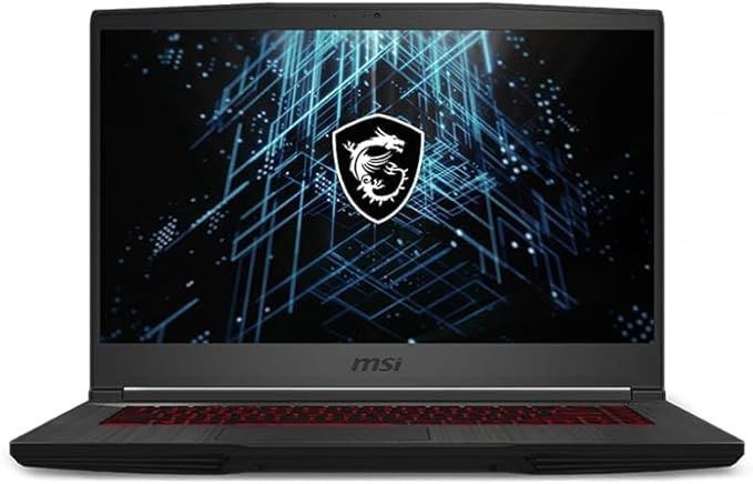 MSI GF65 Thin 10UE Gaming Laptop: 15.6" 144hz IPS-Level Screen, Intel 10th Gen i5-10500H, NVIDIA GeForce RTX3060, 512GB SSD, 8GB Memory, Black