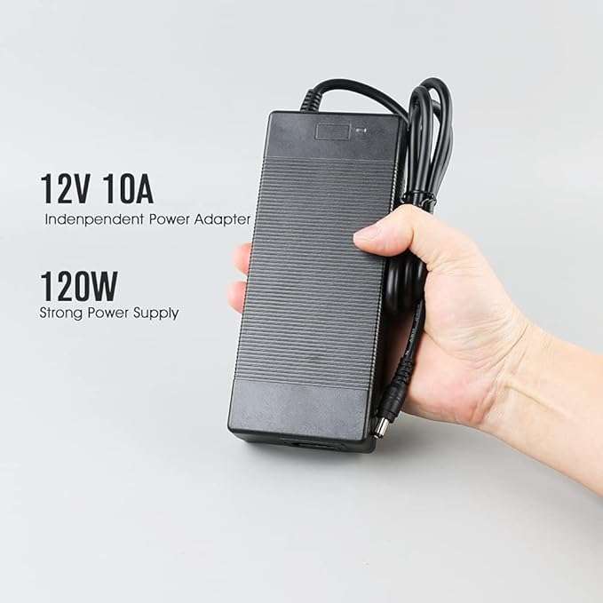 20 Ports Powered USB 2.0 Hub, Industiral USB Hub, USB Splitter 12V 10A External Power Adapter,Multiport USB Expander