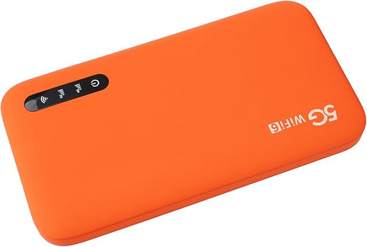 5G High Speed WiFi6 Mobile Hotspot Router with SIM Card Slot 6100mAh Battery Band Portable Router for Travel