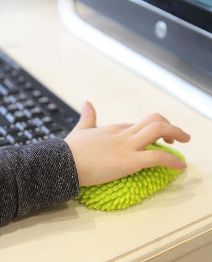 HedgeHog Health Hoglet Wireless Computer Mouse – Cute, Functional, and Tactile Fidget Tool. Combines Stress Relief with Comfort and Style, Perfect for Enhancing Focus and Productivity (Green)