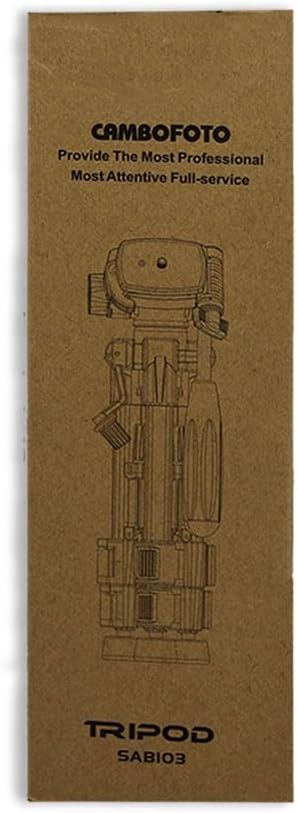 CAMBOFOTO 30"-Camera-Tripod, Porfessional Aluminum Heavy Duty Tripod Stand for Mirrorless Camera/DSLR/Cell Phone/Camcorder, with Holder and Travel Bag (Weight 1.5Lb, Max Load 15 Lb)