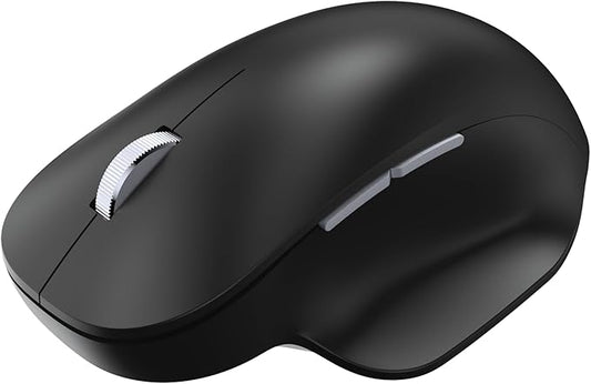 Incase Bluetooth Ergonomic Mouse – Designed by Microsoft – Two Thumb Buttons, Easy to Grip Thumb Rest, Precision Tracking, Connects 3 Devices, 15 Month Battery Life, Mac/Windows PCs/Laptops (Black)