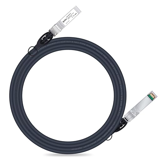ipolex 10G SFP+ Twinax Cable, Direct Attach Copper(DAC) Passive Cable, 3m (9.84ft),for Cisco SFP-H10GB-CU3M, Meraki, Ubiquiti, Mikrotik, Intel, Fortinet, Netgear, D-Link, TP-Link and More