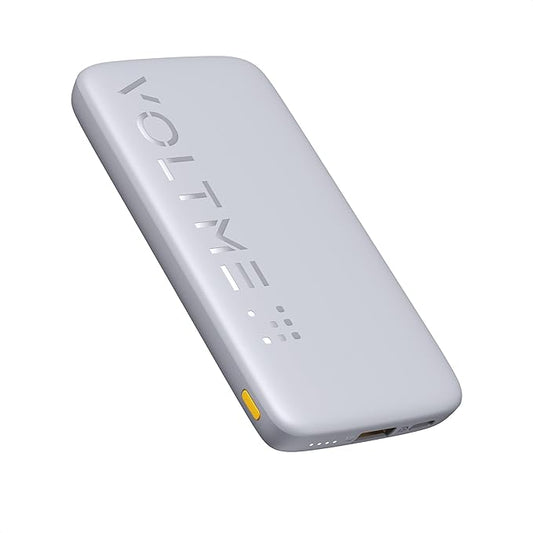 VOLTME Portable Charger, Slim 10000mAh 5V/3A Power Bank, USB C in&Out High-Speed Charging Battery Pack, Travel Essentials Compatible with iPhone 17/16Series,Samsung S25/S24, Google iPad etc