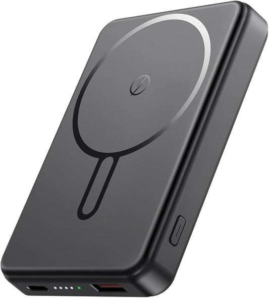 for Magsafe Battery Pack 12000mAh Magnetic Portable Charger Power Bank PD 22.5W USB C Fast Charging Wireless Battery Pack Phone Charger for iPhone 17/16/15/14/13/12 All Series