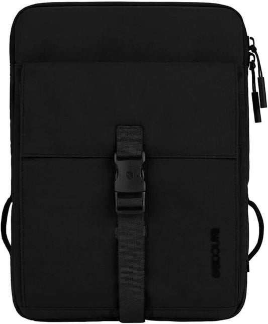 Incase Transfer Sleeve - 14-inch Laptop/MacBook & Tablet/iPad Case - Protective, Lightweight, Hybrid Sleeve and Sling Design, Expandable Front Pocket, Accessory Pocket, Buckle Clasp Closure - Black