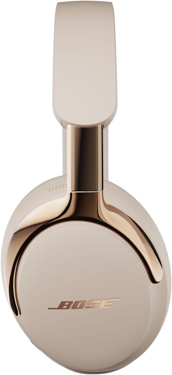 Bose New QuietComfort Ultra Bluetooth Headphones (2nd Gen), Wireless Headphones with Spatial Audio, Over Ear Noise Cancelling with Mic, Up to 30 Hours of Play time, Driftwood Sand - Limited Edition