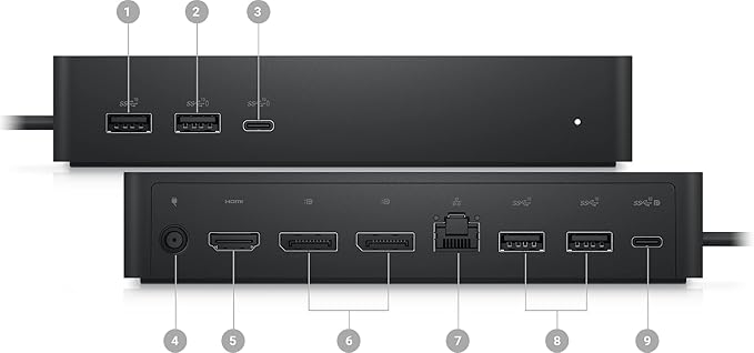 Dell Universal Dock (UD22): USB-C Docking Station with A Future-Ready Design + ZoomSpeed HDMI Cable + ZoomSpeed DisplayPort Cable + ZoomSpeed Ethernet Cable - ZoomSpeed Dock Hub Bundle