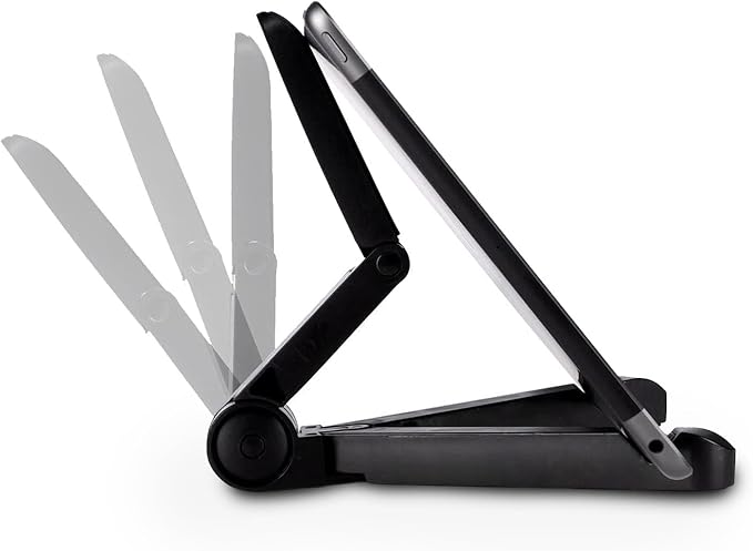 Kado Tablet Stand for Tablet, Adjustable Portable Monitor Holder, Foldable iPad Accessories for Office Compatible with Kindle, Switch, Surface Pro, iPad Pro/Air/Mini, iPhone Pro/Max/Plus