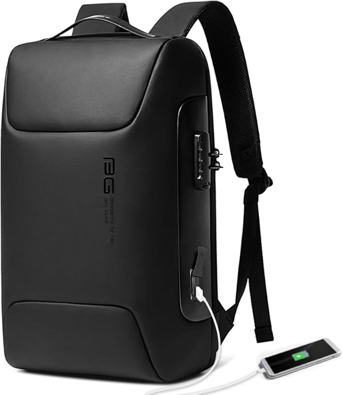 BANGE Anti Theft Backpack,Smart Work Backpack with USB Charging Port, Business Laptop Fit for 15.6 INCH Laptop…