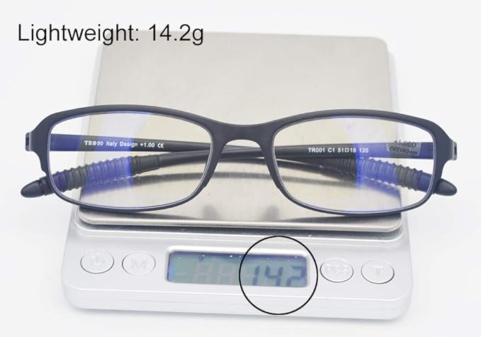 Anti Reflective Coating Reading Glasses(Flexible and Lightweight) Plastic Readers 1.25