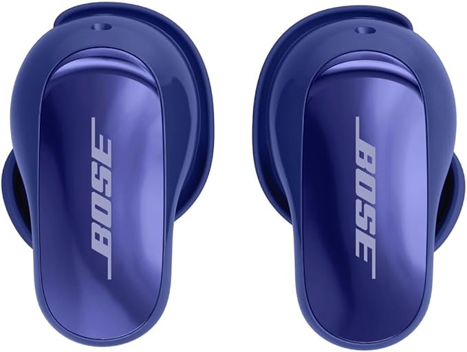 Bose New QuietComfort Ultra Bluetooth Earbuds (2nd Gen), Wireless Noise Cancelling Earbuds, Up to 6 Hours Battery, IPX4 Rating, Immersive Audio, Deep Bass, Midnight Violet - Limited Edition Color