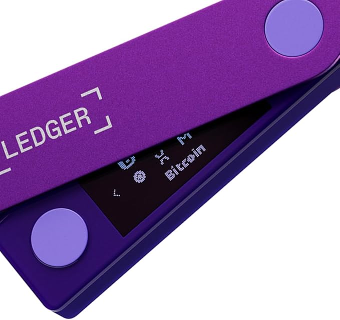 Ledger Nano X (Amethyst Purple) - Secure and Manage Your Crypto & NFTs on-The-go with Our Bluetooth®-Enabled Hardware Wallet