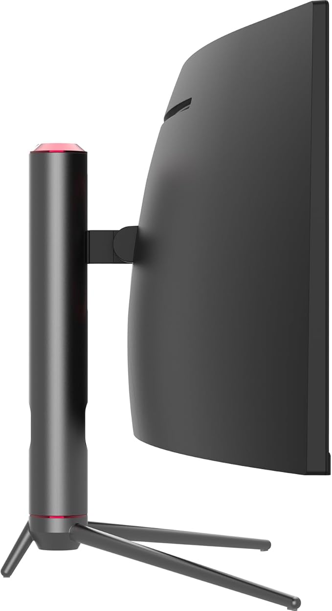 INNOCN 49" Curved Gaming Monitor 144Hz Ultrawide 32:9 WDFHD 3840 x 1080P, R1800, 99% sRGB, HDR400, USB Type C, DisplayPort, HDMI, Built-in Speakers, Height/Tilt Adjustable - 49C1G