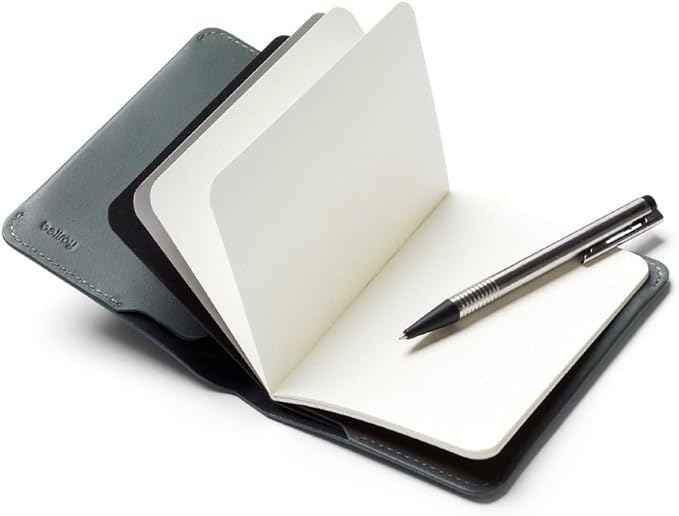 Bellroy Notebook Cover (leather folio for notebook) - Everglade