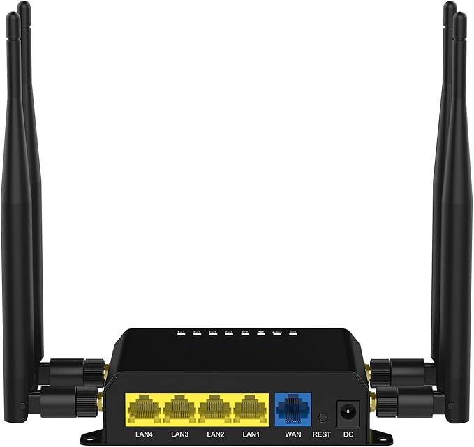 4G LTE Wireless WiFi Verizon Router, 300 Mbps Best Hotspot with SIM Card Slot and USB Tethering for Home,RV，WE826-Q