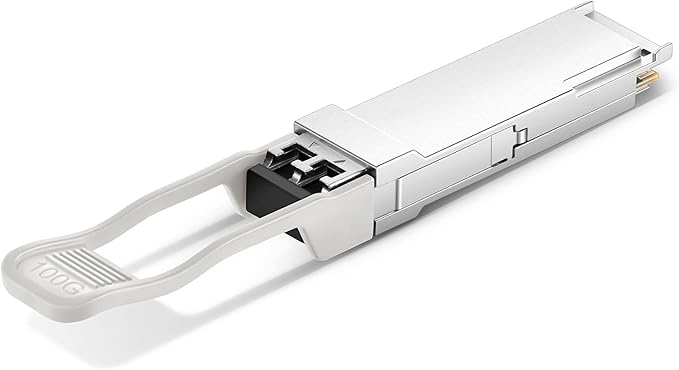 QSFPTEK 100GBASE-ZR4 Module, MINI GBIC QSFP28 1310nm 80km DOM LC SMF Optical Transceiver Module for Juniper Networks QSFP-100GBASE-ZR4