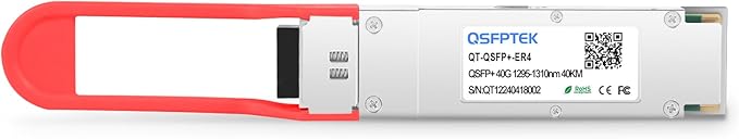 QSFPTEK 40GBASE-ER4 QSFP+ Module, 1310nm 40km DOM LC SMF Optical Transceiver for Cisco QSFP-40G-ER4-2pack