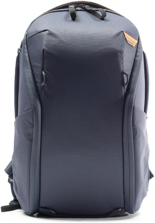 Peak Design Everyday Backpack Zip 15L, Midnight, 270-Degree Zip, Dual Side Pockets, FlexFold Dividers, Fits 15" Laptop, For Camera Carry, Daily Commutes or Travel, Versatile Backpack for Men and Women
