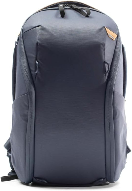 Peak Design Everyday Backpack Zip 15L, Midnight, 270-Degree Zip, Dual Side Pockets, FlexFold Dividers, Fits 15" Laptop, For Camera Carry, Daily Commutes or Travel, Versatile Backpack for Men and Women