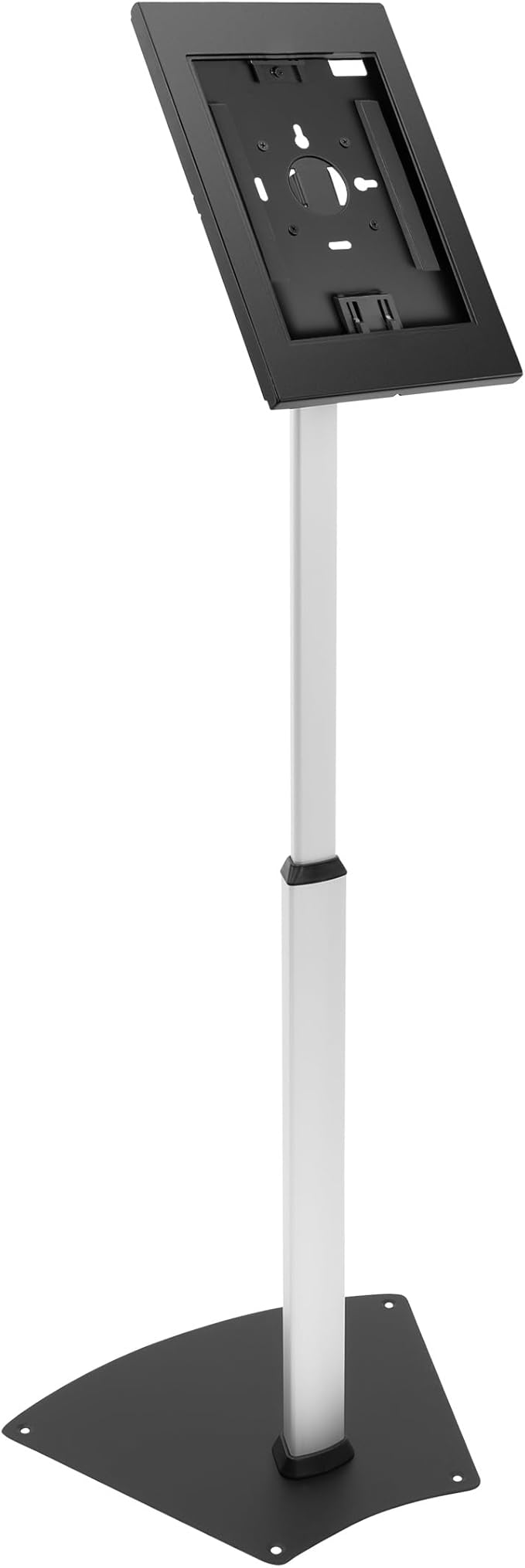 Mount-It! Anti-Theft Tablet Kiosk Floor Stand Compatible with iPad 10, 9, 8, Pro 11, 10.5, Air 10.5, Height Adjustable Locking Kiosk for iPad, Steel Kiosk for Business and Retail