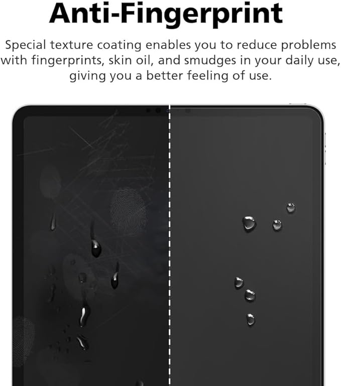 [2 Pack] Paperfeel Screen Protector For Samsung Galaxy Tab S7 FE / Tab S9 FE Plus 12.4 Inch, Anti-Glare Matte PET Film for Drawing and Writing Like on Paper, High Touch Sensitivity, Easy