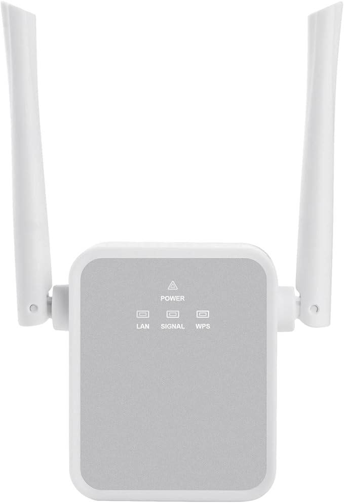 2025 Upgraded TUOSHI 1200Mbps WiFi Range Extender Signal Booster, Covers up to 5000Sq.ft and 35 Devices, 2.4 & 5GHz Dual Band WiFi Repeater with Ethernet/LAN Port