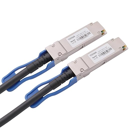 100GbE QSFP28 DAC Twinax Cable, 3 Meter 100GBASE-CR QSFP28 to QSFP28 Passive Copper Cable, Compatible for Cisco QSFP-100G-CU3M, Ubiquiti, Mikrotik, Netgear, Supermicro, Open Source Switches