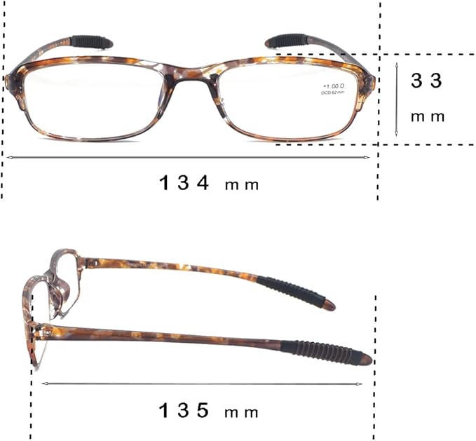 Computer Blue Light Blocking Reading Glasses(Flexible and Lightweight) UV Protection Readers Anti Eyestrain for Women Men (4 Tortoise, 3.5, multiplier_x)