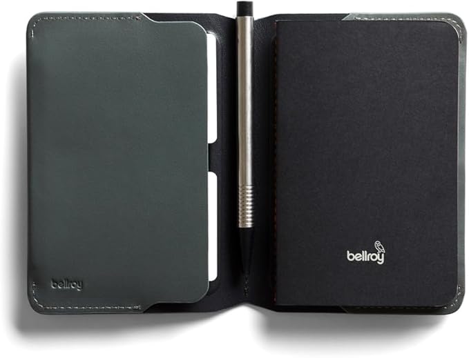 Bellroy Notebook Cover (leather folio for notebook) - Everglade