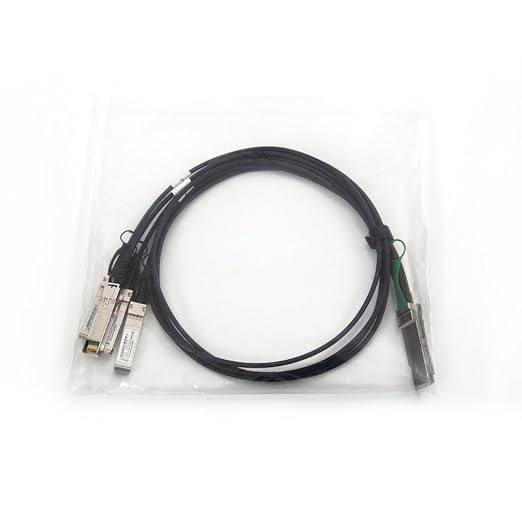 ipolex 40G QSFP+ to 4x10G SFP+ Breakout DAC Twinax Cable for Cisco QSFP-4SFP10G-CU0.5M, 0.5-Meter(1.6ft), 40GBASE-CR4 Direct Attach Copper(DAC) Passive Copper Cable, for Cisco, Ubiquiti and More