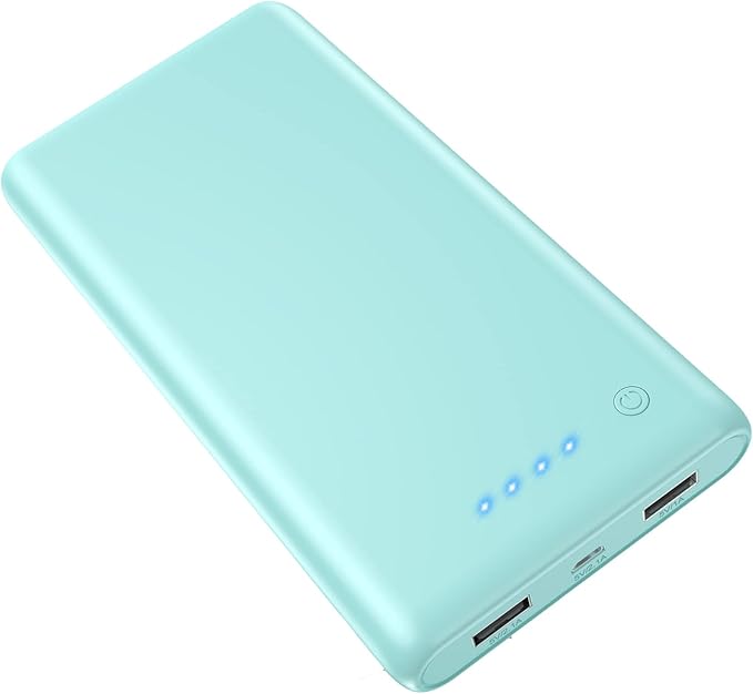 Portable Charger Power Bank 25800mAh Huge Capacity External Battery Pack Dual Output Port with LED Status Indicator Power Bank for iPhone, Samsung Galaxy, Android Phone,Tablet & etc