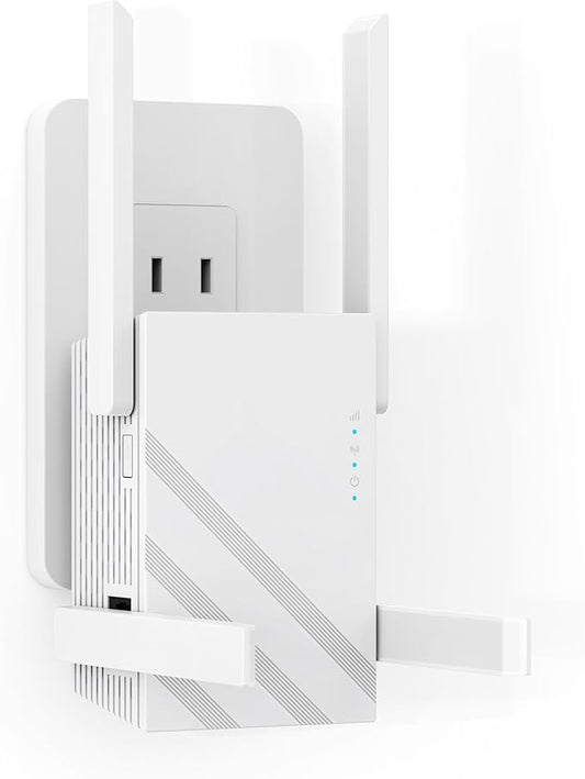 2025 1.2Gbps WiFi Extender Signal Booster, Up to 12880 sq. ft, Dual Band 5GHz/2.4GHz, WiFi Extenders Signal Booster for Home, WiFi Range Extender with Ethernet Port, Connects 100+ Devices