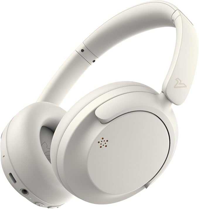 VOKALEN Hyper GO Wireless Over-Ear Noise Cancelling Headphones with Mic, 60H Playtime, Bluetooth Headset, Multi-Device Pairing, Ultra-Lightweight for Travel, Work, Study