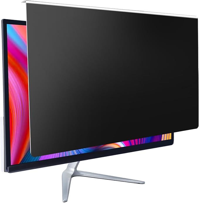 Computer Privacy Screen Filter 24" Hanging Privacy Screen Protector Compatible Widescreen Computer Monitor with Aspect Ratio 16:9,Anti-Glare Privacy Screen Protector for 23.6" 23.8" Monitor