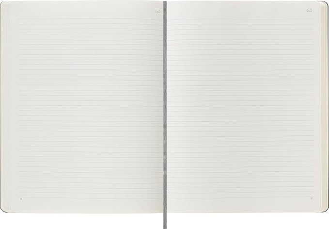 Moleskine Smart Notebook, Smart Writing System, Digital Notepad with Hard Cover, Ruled Pages and Elastic Closure, Size Extra Large 19 x 25 cm, Colour Black