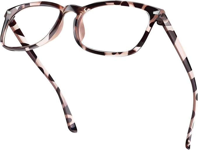 Blue Light Glasses for Woman Men | 99% Blue Light Blocking Glasses | Computer Glassess | Night Driving | Gaming | TV Phone Screen Reader Square Frame | Anti Eyestrain & UV Glare Protection