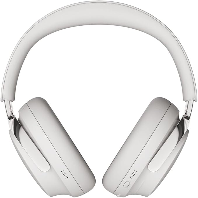 Bose New QuietComfort Ultra Bluetooth Headphones (2nd Gen), Wireless Headphones with Spatial Audio, Over Ear Noise Cancelling with Mic, Up to 30 Hours of Play time, White Smoke