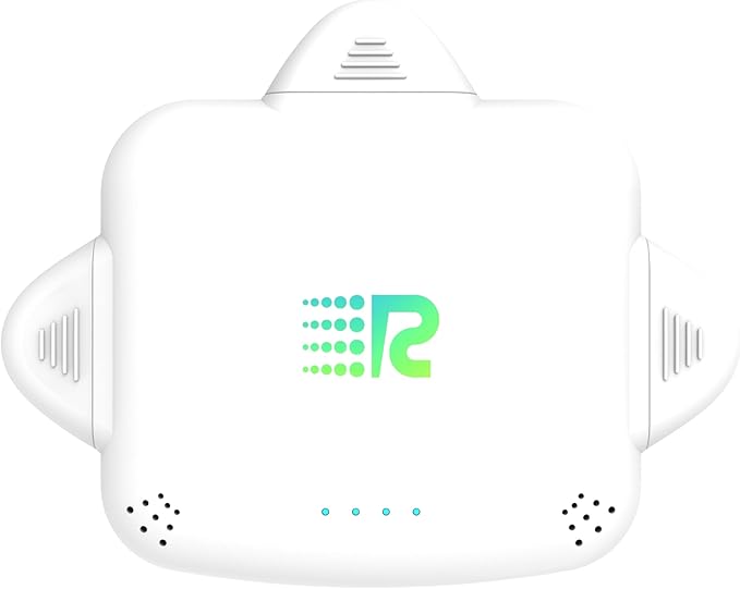 Rush Charge Universe 3 in 1 Portable Charger – 3300mah, 2.4A High-Speed Fast Charging Compatible with iPhone and Android Lightning, Type C, Micro-USB Charges 3 Devices at a Time Pre-Charged RC33 White