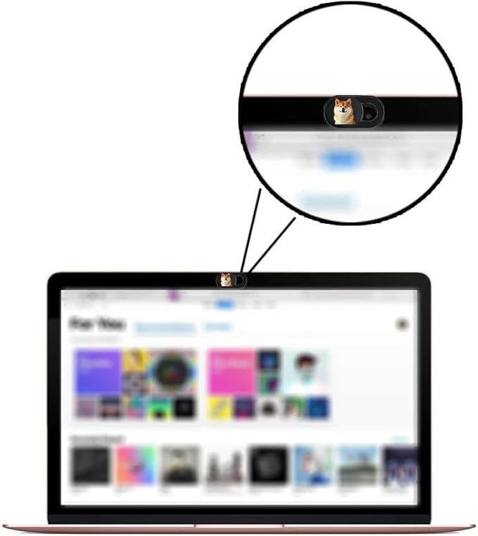 Laptop Camera Cover Slide - Camera Cover Protector Privacy for Laptop and Computer, 0.75 * 0.35 inch Webcam Cover Slide Camera Blocker (6 pcs)