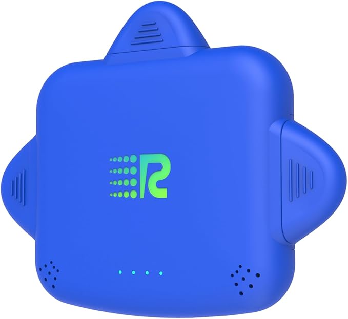 Rush Charge Universe 3 in 1 Portable Charger – 3300mah, 2.4A High-Speed Fast Charging Compatible with iPhone and Android Lightning, Type C, Micro-USB Charges 3 Devices at a Time Pre-Charged RC33 Blue