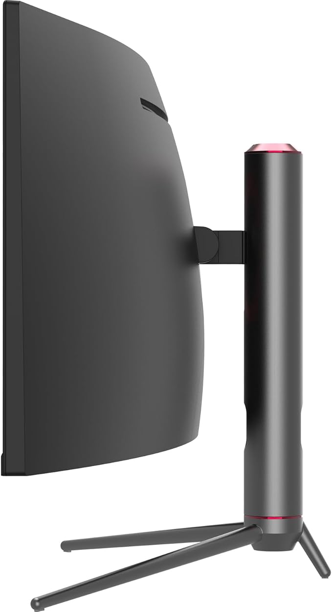 INNOCN 49" Curved Gaming Monitor 144Hz Ultrawide 32:9 WDFHD 3840 x 1080P, R1800, 99% sRGB, HDR400, USB Type C, DisplayPort, HDMI, Built-in Speakers, Height/Tilt Adjustable - 49C1G